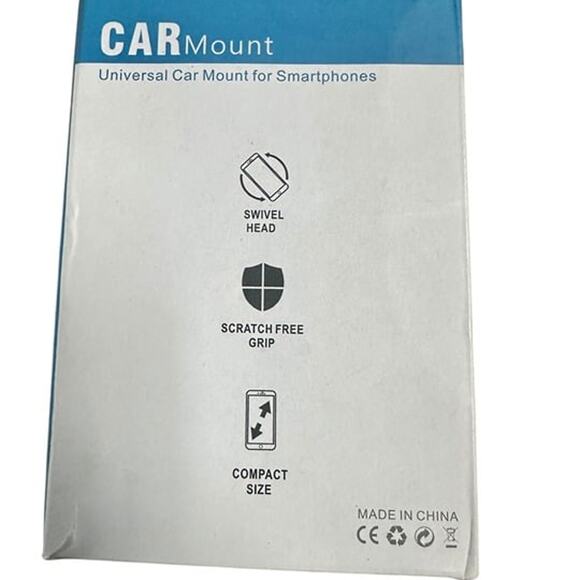 Car Mount Universal Swivel Head Car Mount For Smartphones Compact Size - Picture 1 of 5